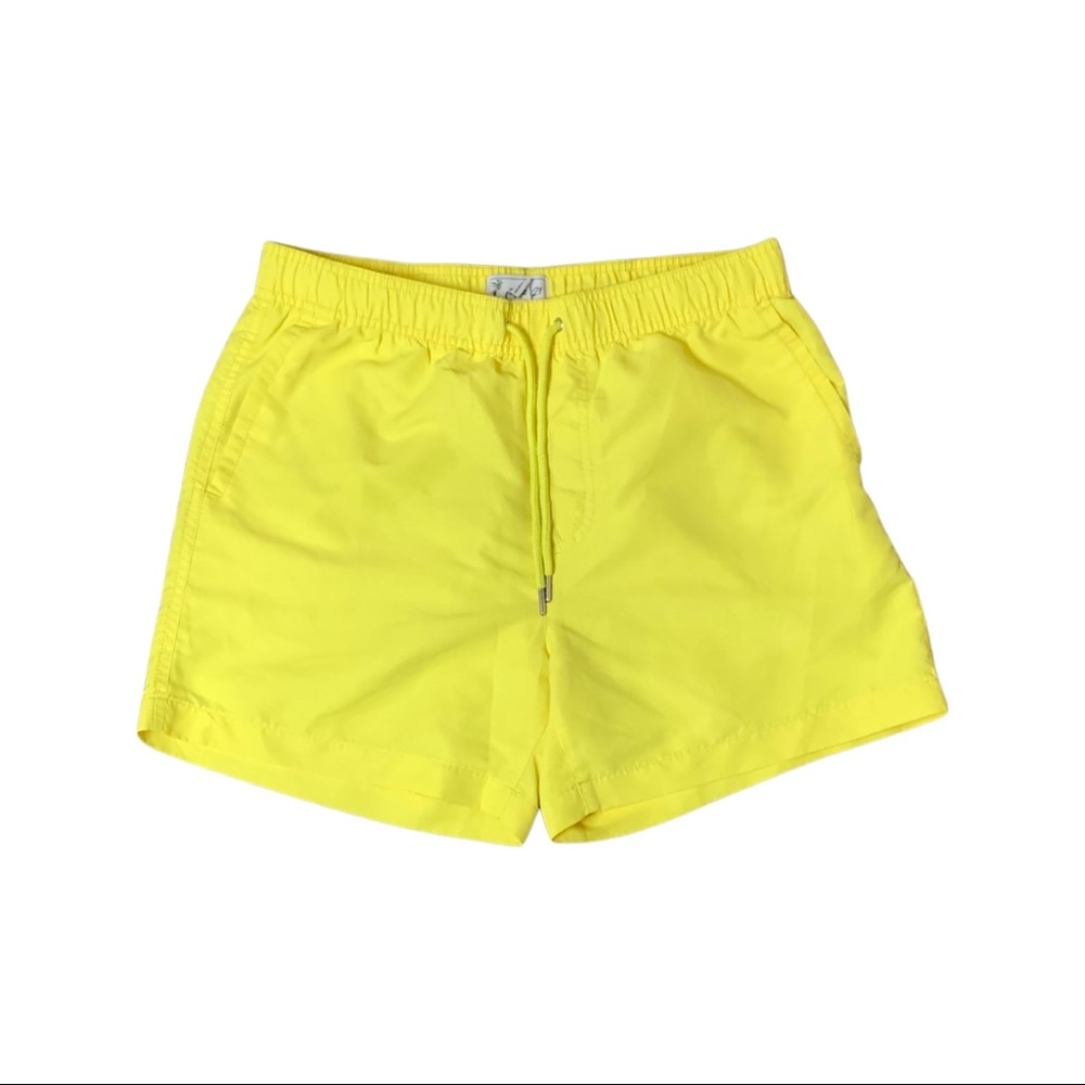 Yellow Short, Swim trunk material, Size M
